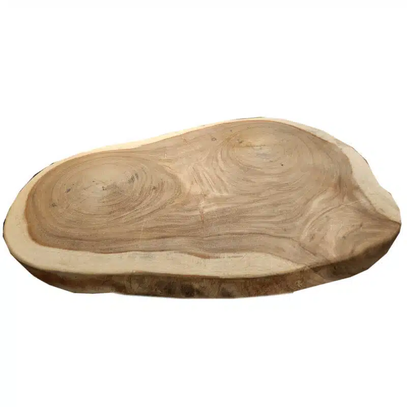 Smoker Tisch aus Teakholz, 90cm lang