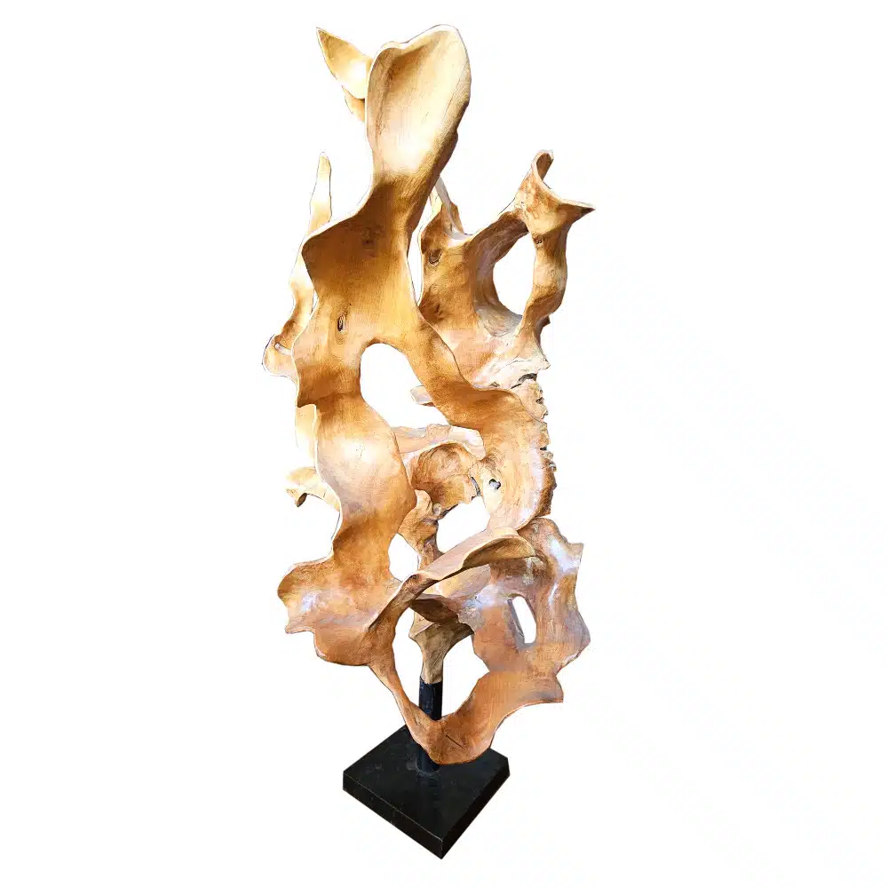 Jiwa Skulptur aus Teakholzwurzel, 140 cm hoch
