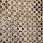 Puspa Wandpaneel aus MDF – Filigrane Deko im Batik-Stil, 140 x 80 cm, braun 4 Wandpaneele "Flowers", Batik, 140x80cm, braun