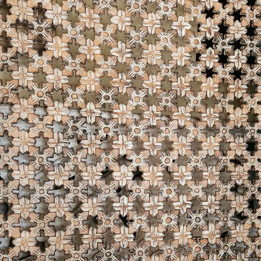 Wandpaneele "Flowers", Batik, 140x80cm, braun Wandpaneele "Flowers", Batik, 140x80cm, braun