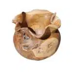 Savana Designvase aus Teakholz