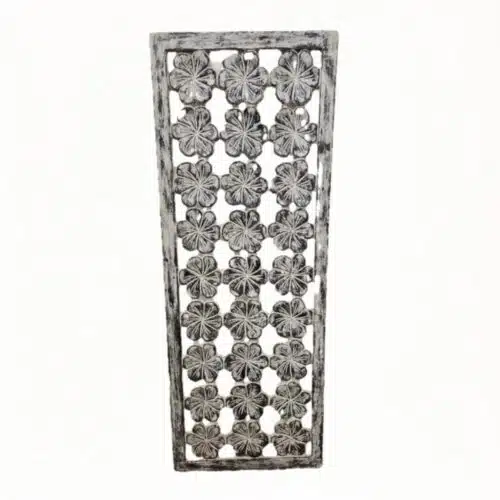 Melati Wandpaneel: MDF, durchbrochen gearbeitet, 100 × 40 cm