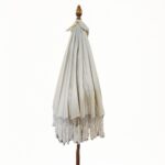Mayari Sonnenschirm in Dunkelblau o. Beige mit Bali Dekor, 200 cm