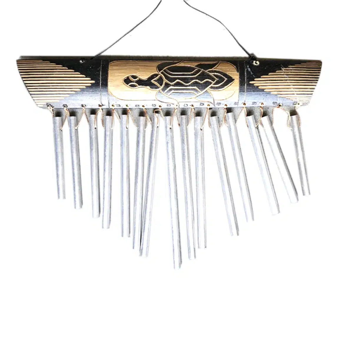 Windspiel mit Aluminium Klangröhrchen