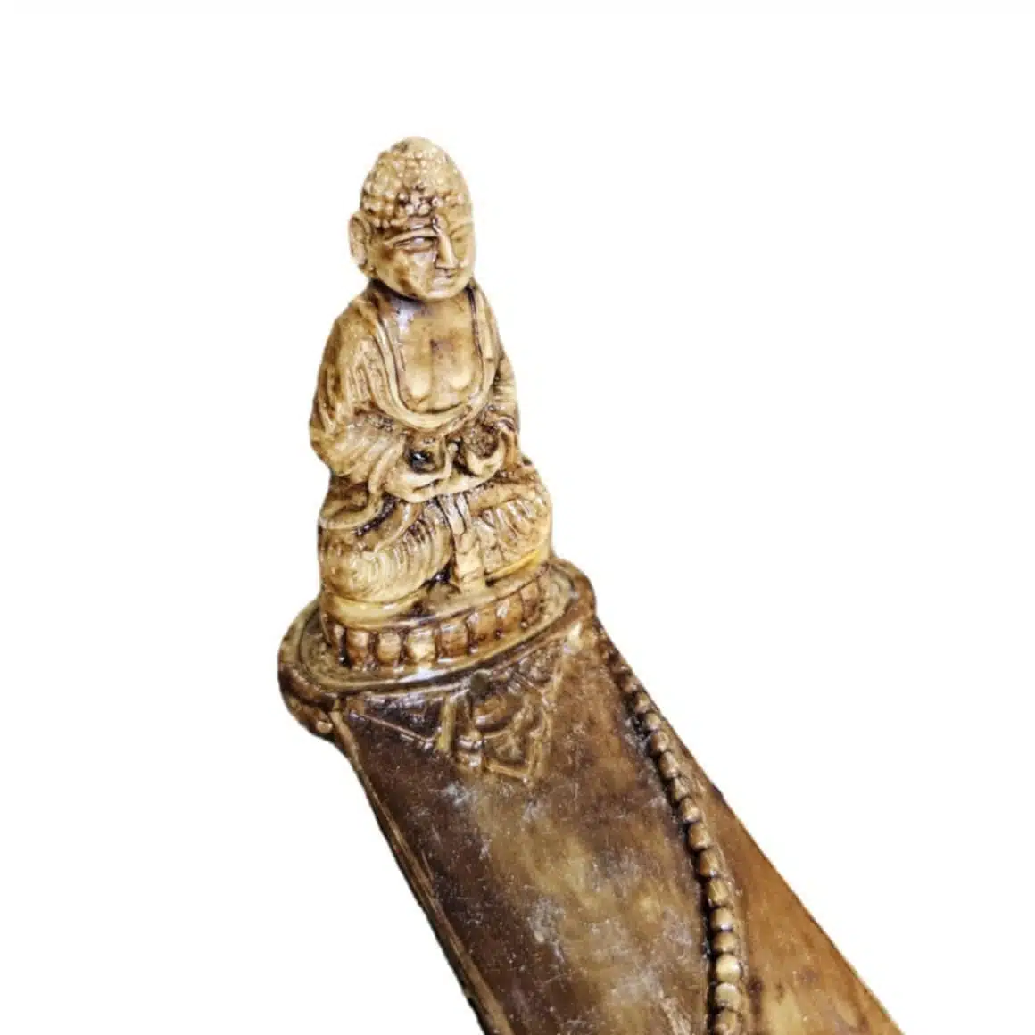 Räucherstäbchen Halter, Buddha, Wachsguss Räucherstäbchen Halter, Buddha, Wachsguss