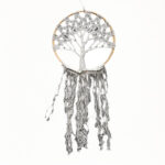 Penjaga Mimpi Traumfänger Tree of Life – Baumwolle, 120 cm, Ø 50 cm