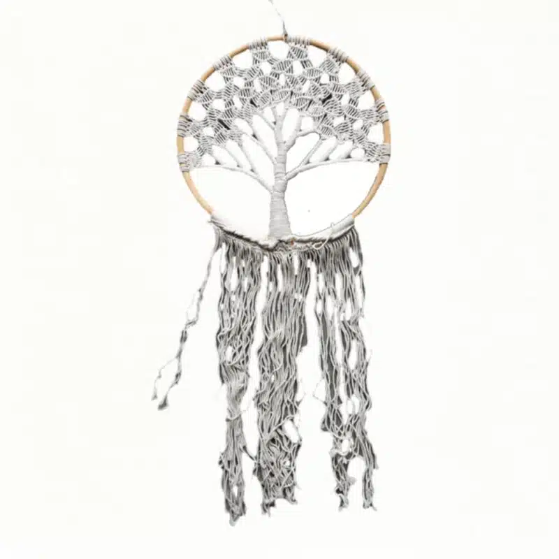 Penjaga Mimpi Traumfänger Tree of Life – Baumwolle, 120 cm, Ø 50 cm