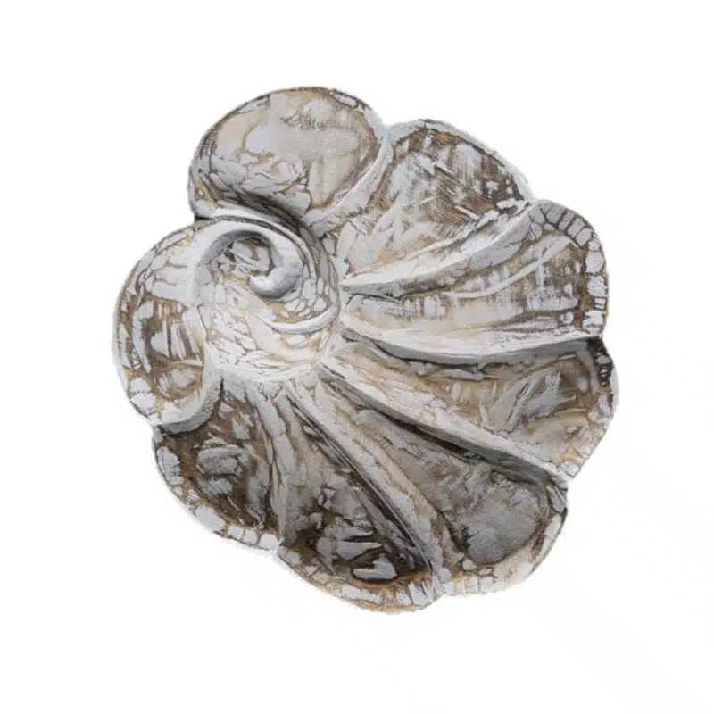 Obstschale in Muschelform