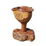 Blumenkelch aus Suar Holz