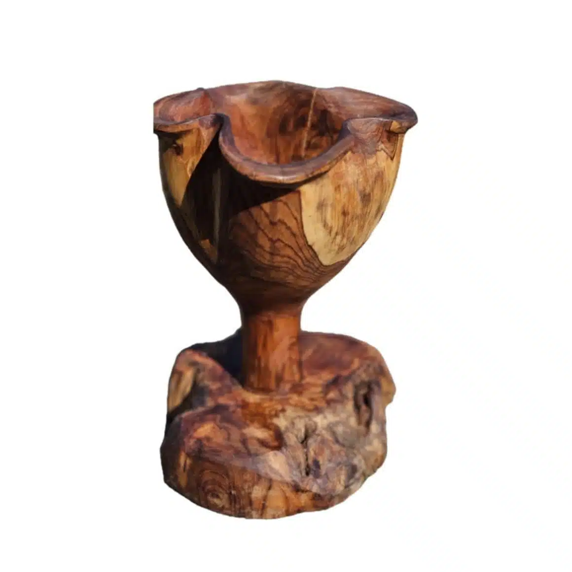 Blumenkelch aus Suar Holz