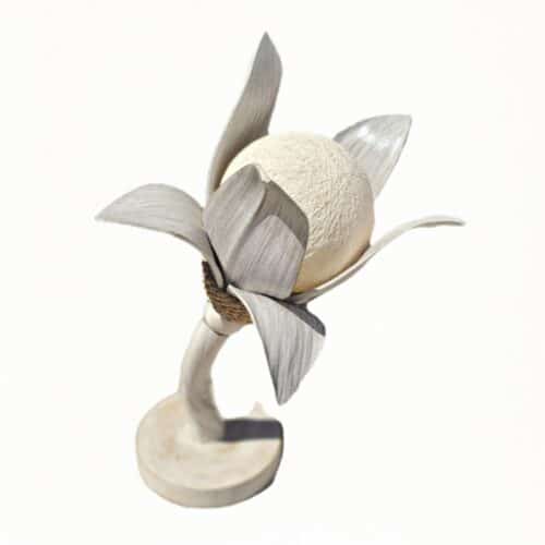 Kokos Tischlampe "White Beauty"