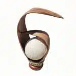 Laras Tischlampe aus Palmblättern, nussbraun