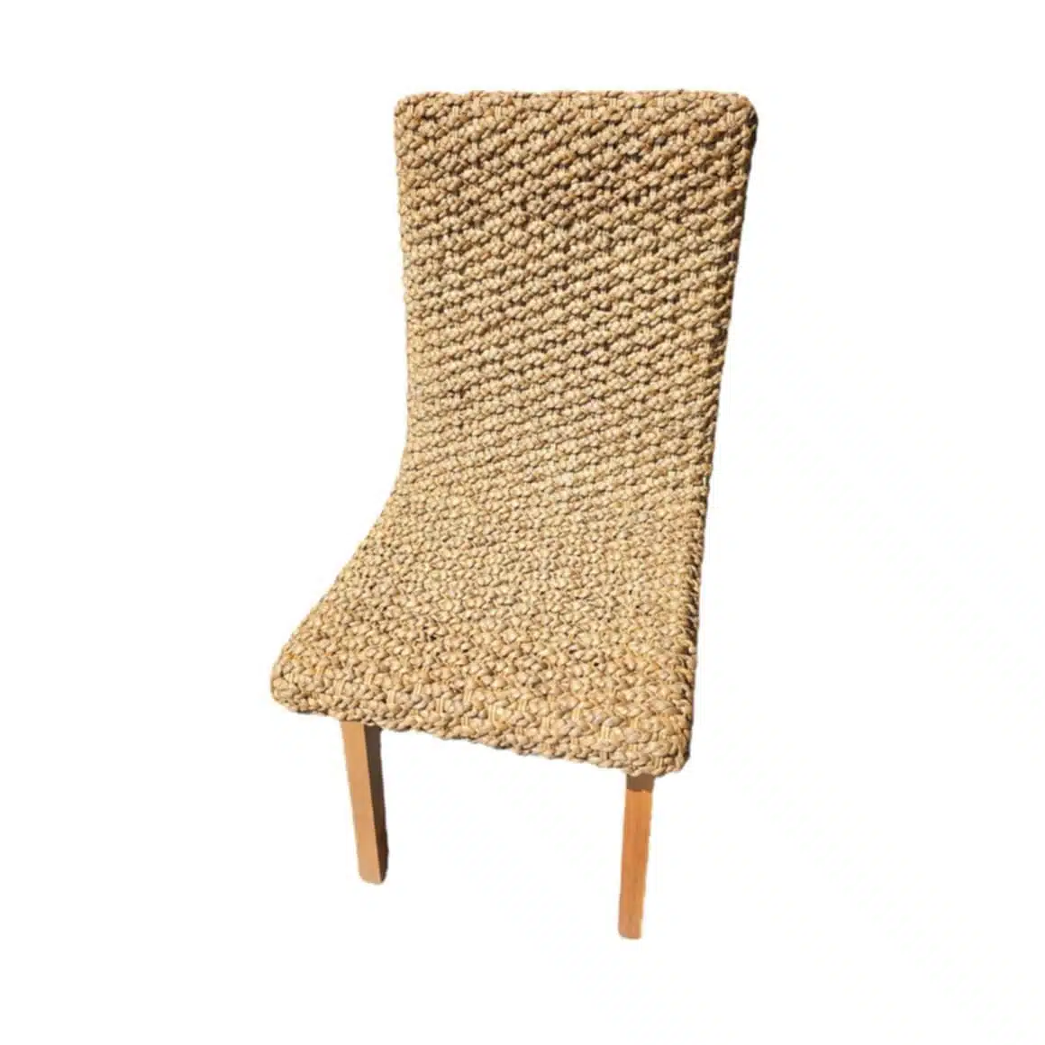 Ranu Seegras-Stuhl mit Teakholzgestell – handgeflochtene Leichtigkeit