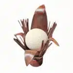 Pramana Tischlampe aus Palmblättern – Ikebana-Style