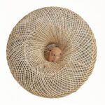 Lampenschirm aus Rattan