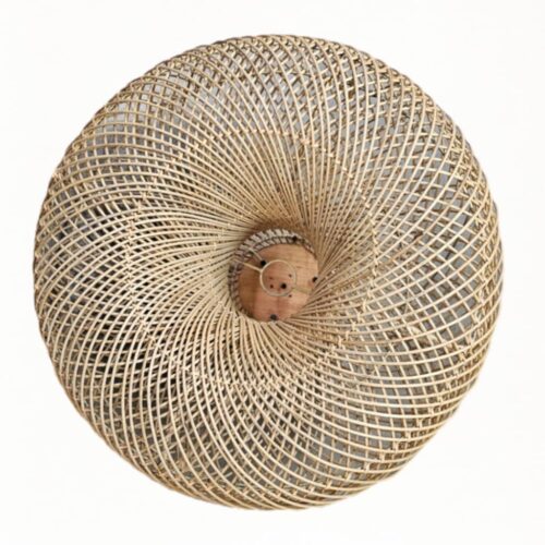 Lampenschirm aus Rattan