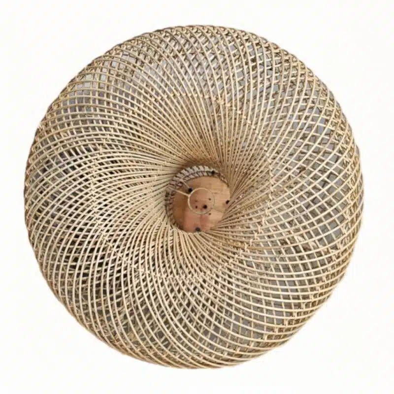 Lampenschirm aus Rattan
