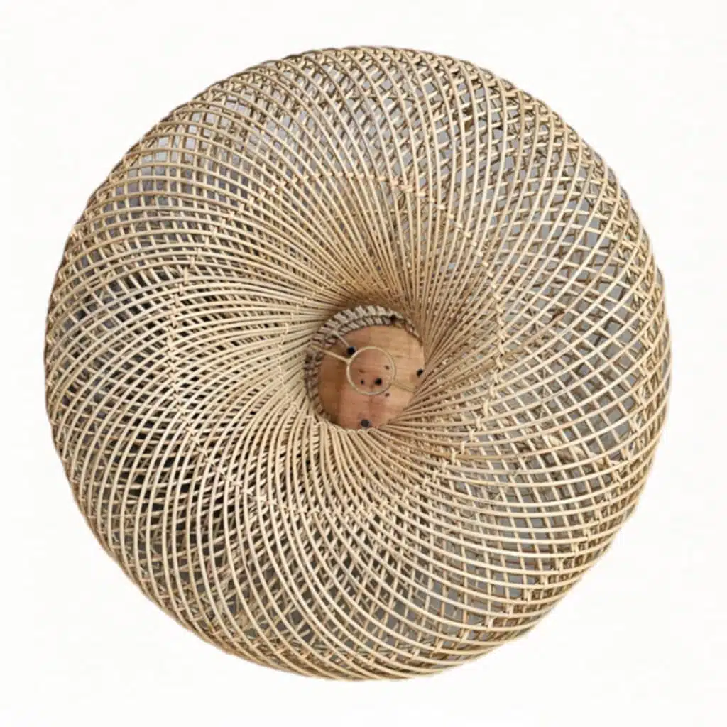 Lampenschirm aus Rattan Lampenschirm aus Rattan