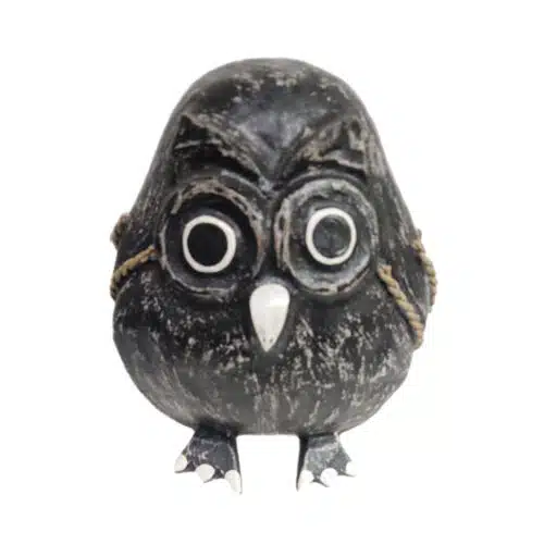 Eule-Kokosnuss-black-washed