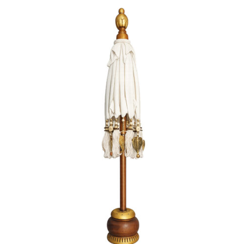 Andachtsschirm in weiss - 90cm