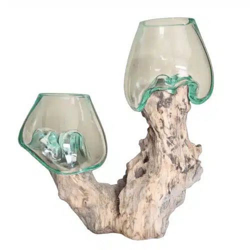 Dwi Akar - 2er Set Glas auf Wurzel