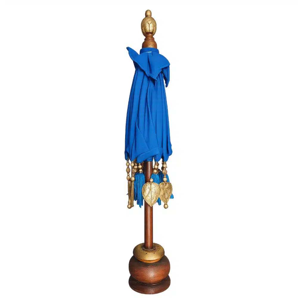 Zeremonieschirm in blau