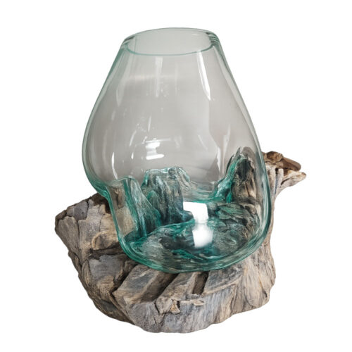 Glas auf Wurzel - 26cm